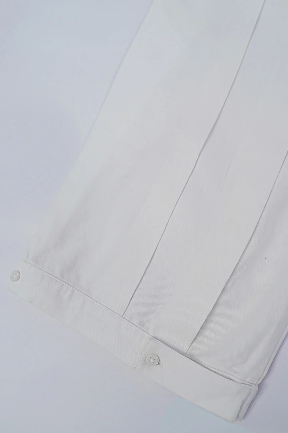 white kids trousers