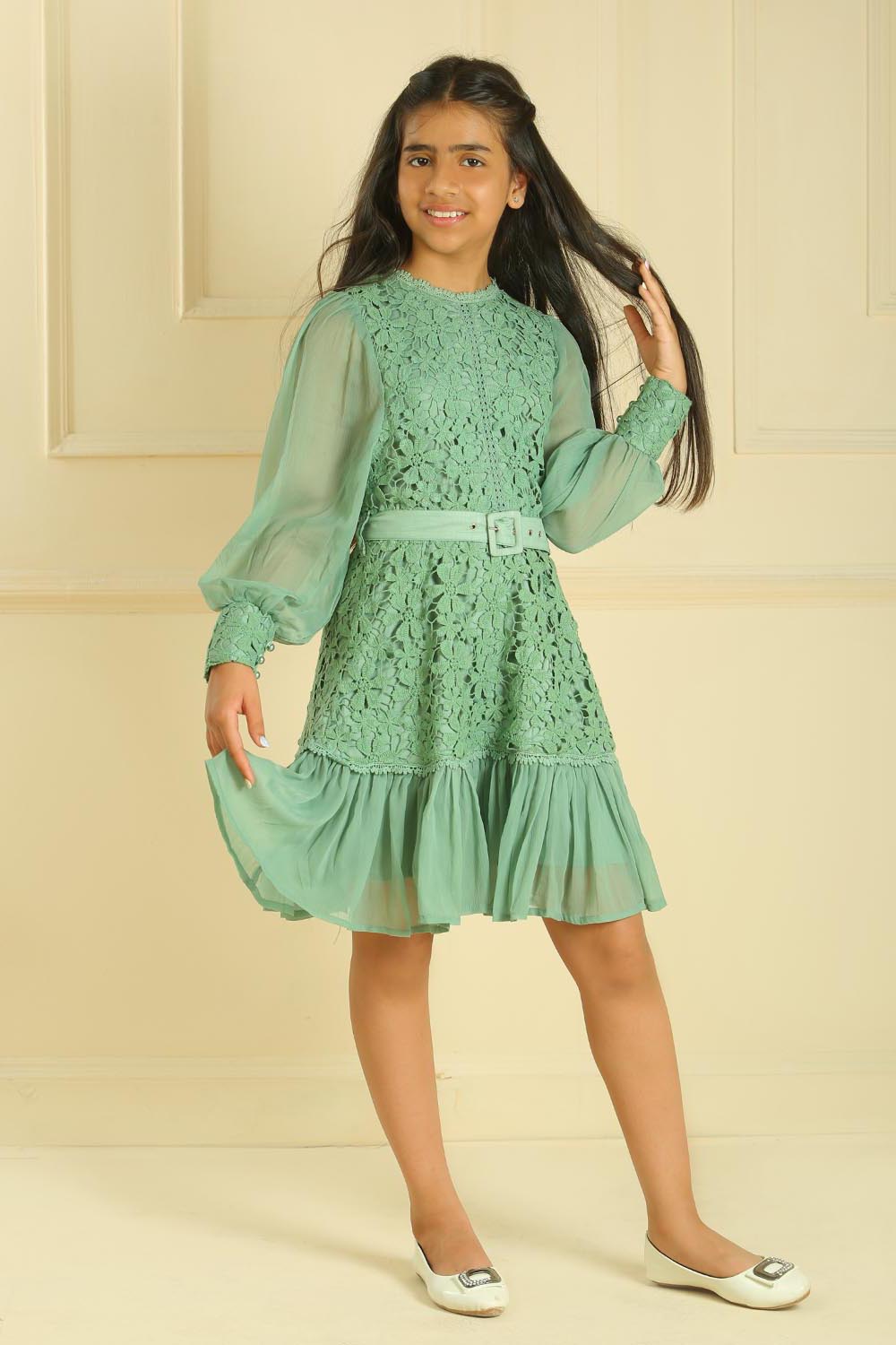 Lush Embroidered Dress