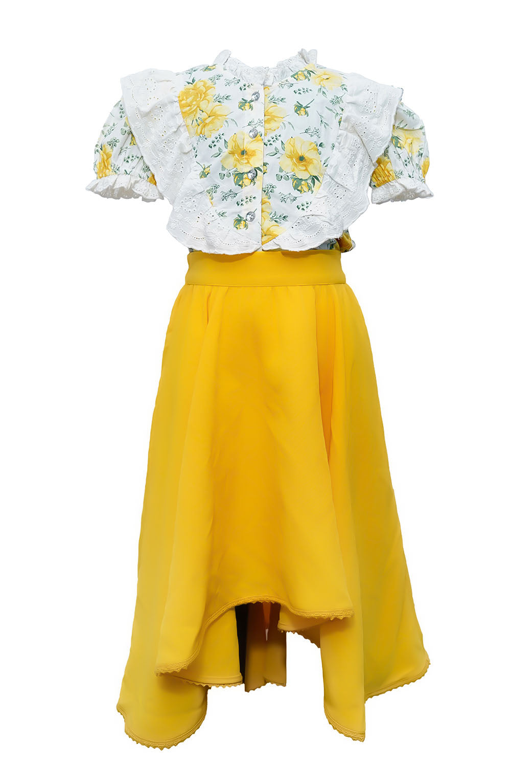 Ana Puff Sleeve Top Ana High Low Flared Skirt