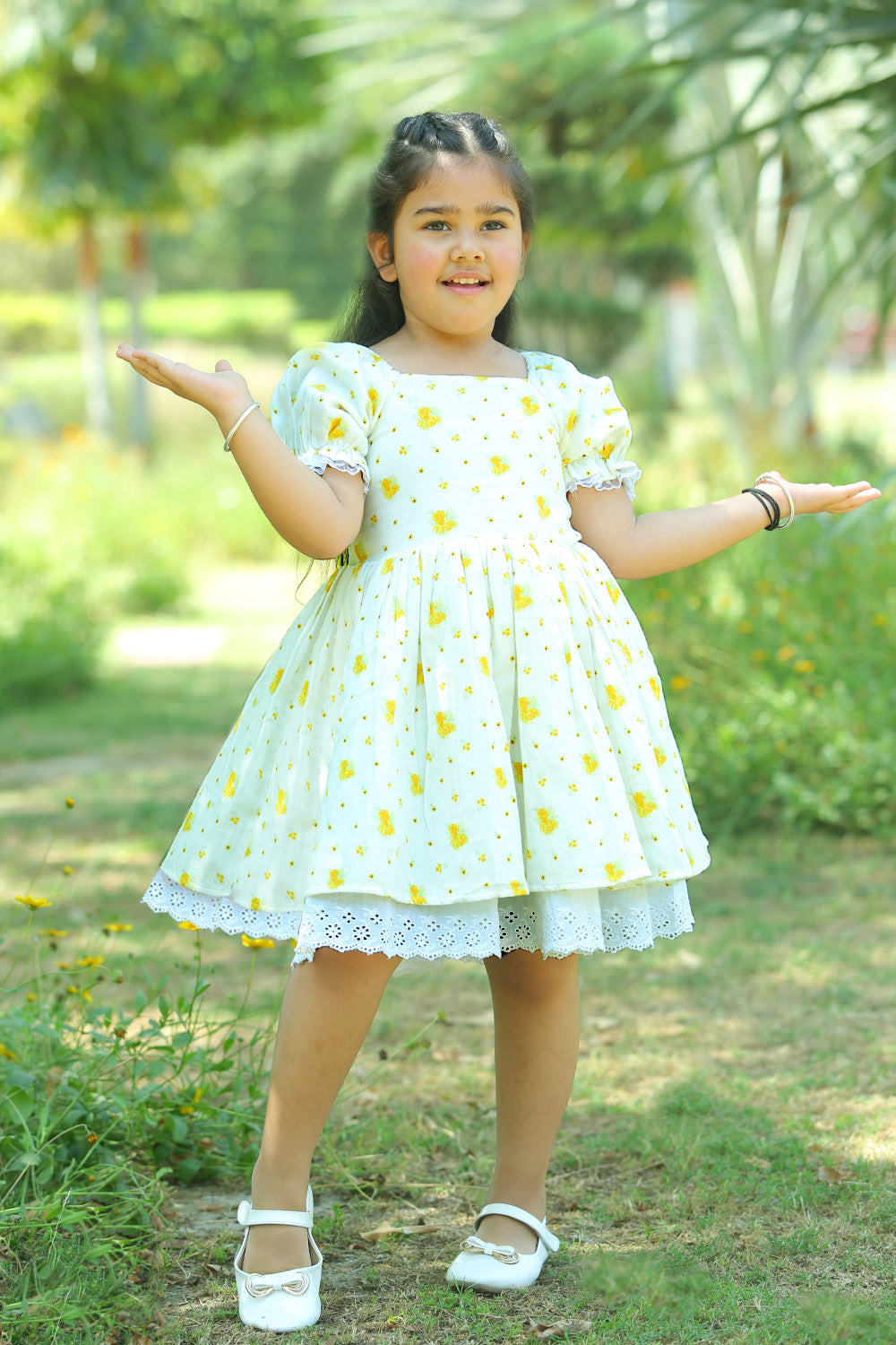 Camlie Printed Lace Dress