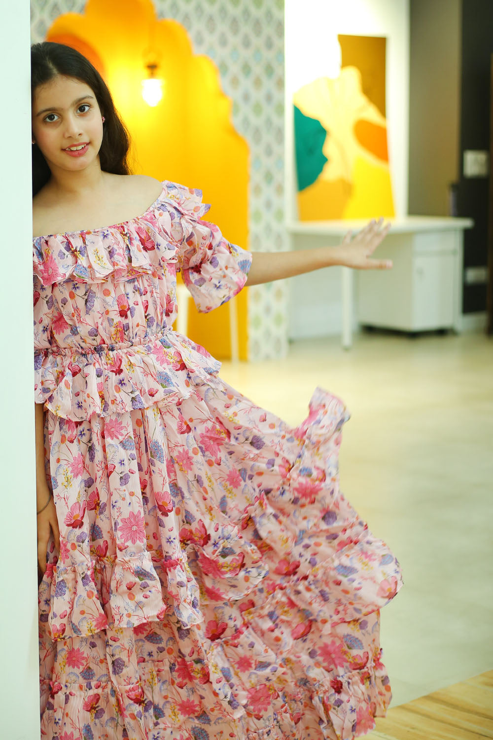 Glam Tiered dress