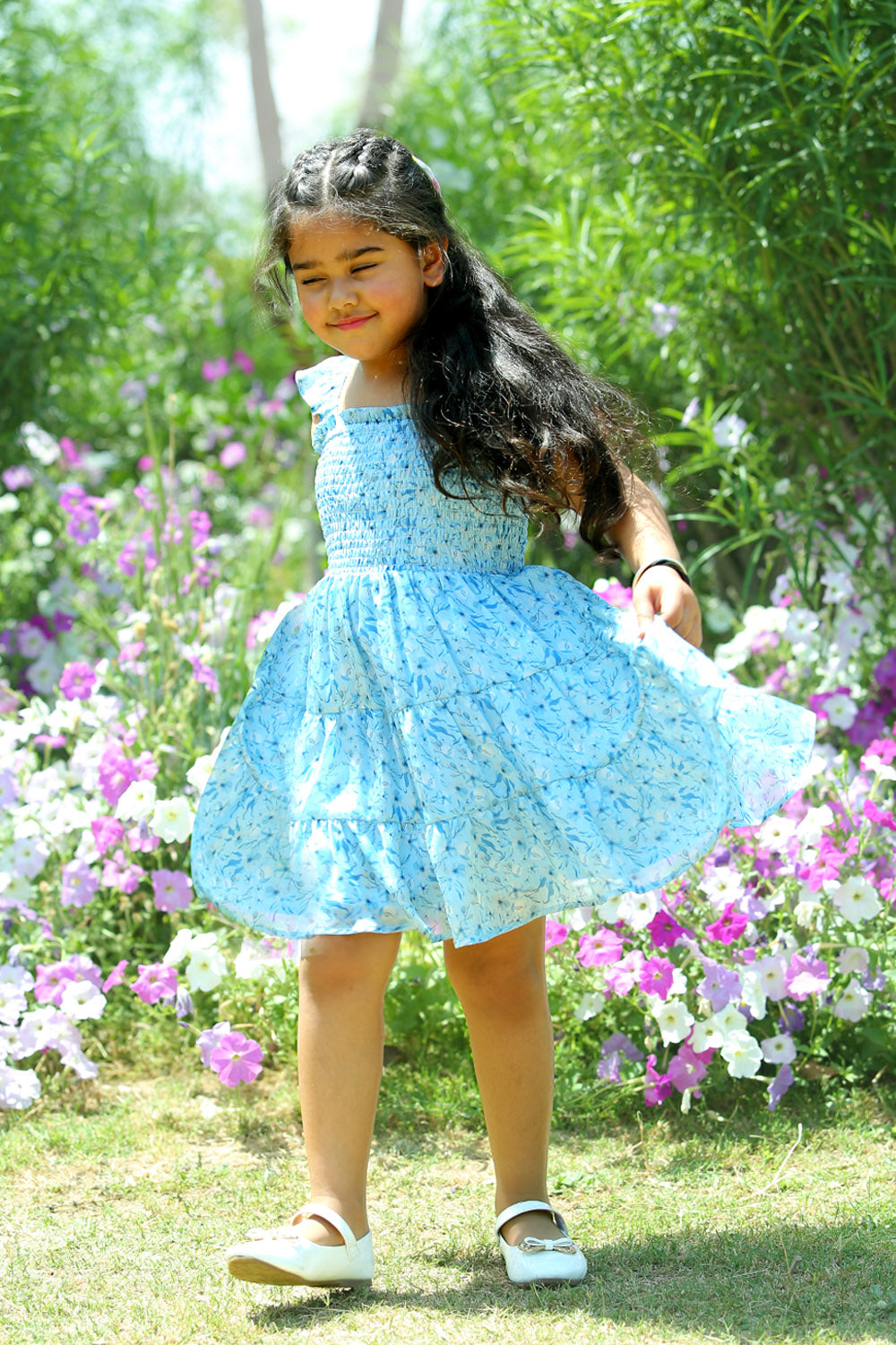 Tanya Tierred Frill Dress