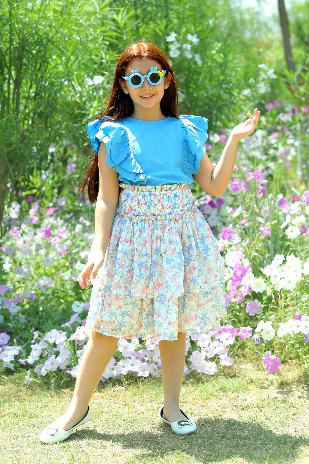 Freya Ruffle Top & Skirt